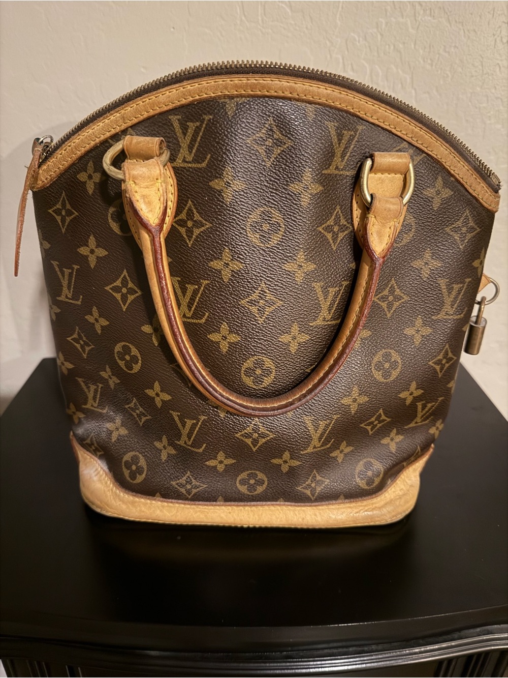 Authentic Louis Vuitton Lock It Vertical Tote Satchel